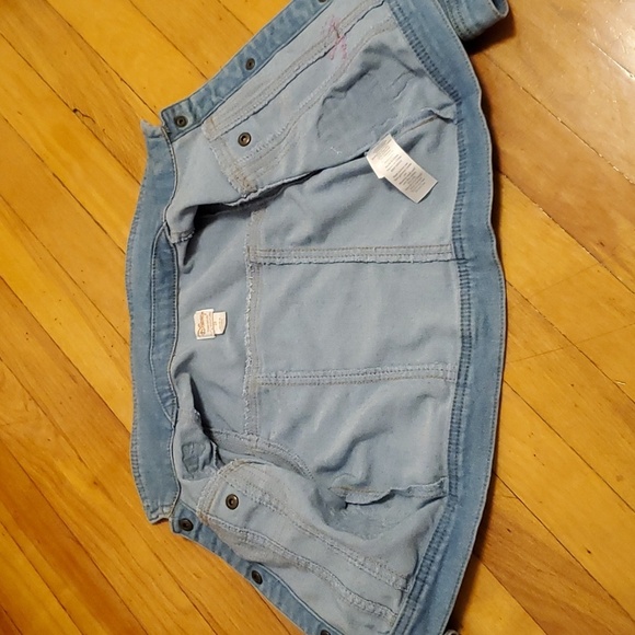 Disney "Collection by Tutu Couture" Frozen light blue jean jacket. Size 3T. - Picture 13 of 13